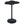 Fresno - Curved Cloud Shaped Bistro Bar Table Bar Table - Black