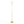 Icicle 65' Modern Swivel Floor Lamp in Gold Metal