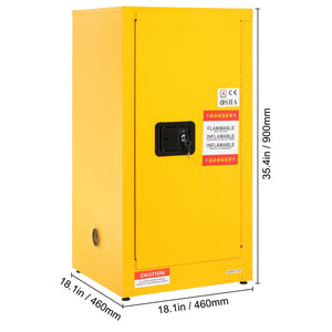 Galvanized Steel Flammable Storage Cabinet