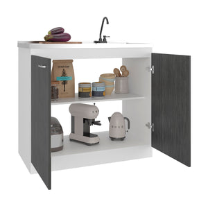 Salento Freestanding Sink, Double Door Cabinet