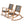 Go 2 Pieces Patio Rocking Chair Set