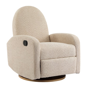 360 Swivel and Glider Recliner Chair - Almond