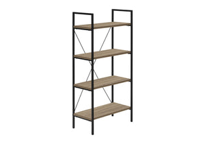 4-Tier Contemporary Bookshelf for Office & Bedroom