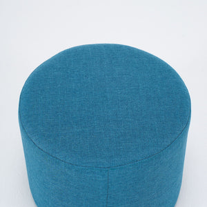 Nesting Ottomans, Round Coffee Table & Bench With Tray (Set of 2)
