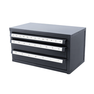 End Mill Dispenser Cabinet, Three-Drawer Organizer for End Mill Storage