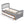 Platform Storage Bed Solid Wood Bed With 6 Drawers
