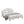 King Size, Upholstered Platform Bed Frame With Adjustable Headboard, No Box Spring Needed - White