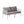 The Sleek All-Weather Resin Outdoor Loveseat and Coffee Table Set