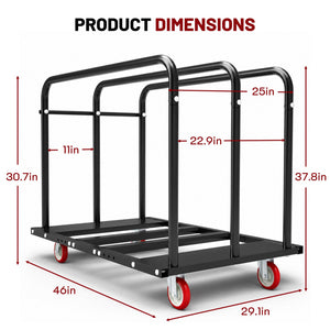 1000LBS Heavy Duty 2-in-1 Table Dolly