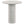 Preston - 2 Piece Coffee And End Table Set With Cylindrical Pedestal Bases, Round Design - White