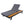 Black Iron + Teak Finish Chaise Lounge Set