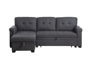 Lucca - Reversible Sleeper Sectional Sofa With Storage Chaise