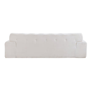 88 in. Cloud 3 Seater Chenille Sofa with Button Tufted Upholstery