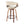 Vintage Mod - Mid Century Modern Fixed Height Counter Stool & Swivel With Round Footrest (Set of 2)
