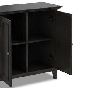 Amherst - 2 Door Storage Cabinet & Adjustable Shelving - Brown