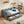 Gingham Daybed With USB Charging Port, Wave-Shaped Design