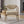 Beige PU Leather Dining Room Chair with Metal Frame