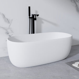 51" Freestanding Bathtub in Matte White