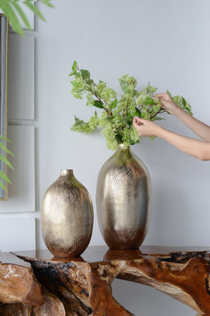 8.5x8.5x18.5 Aluminum Vase