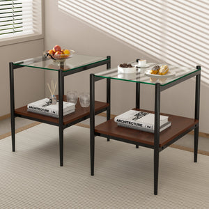 Set of 2 Rectangle End Table