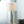 16x16x35 Gold Mirrored Glass Table Lamp with White Fabric Shade