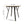 Round Dining Table for 2-4 People - Rustic Brown