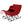Iron Sleigh Large, Distressed Christmas Santa Sleigh Holiday Decoration