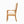 Set of 2 Rubber Wood Dining Chairs