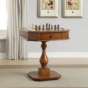 Bishop - Reversible Chess Checker Game Table With Game Tray (Chess Figures Not Included)
