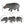 12.6'' Weather Resistant Hippopotamus Garden Statue