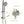 Multi Function Dual Shower Head Shower System With 4.7