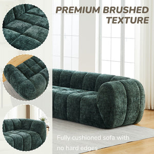 Modern Sofa With Piano Key Backrest