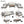 6-Piece All Weather PE Wicker Sofa Set