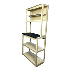 31.5" Baker's Rack in White and Black