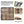 Interlocking Deck Tiles Checker Pattern, Square Acacia Hardwood Outdoor Flooring For Patio, Bancony, Pool Side