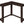 Corner Accent Console Table for Entryway