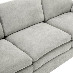 Cozy Upholstered Cushion Loveseat Sofa For Living Room