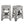 2 Pack 17.91In High Step Stool Folding Stepping Stool Lightweight Plastic Step Stool with Handle Non-slip for Kitchen Bathroom