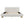 Queen Size Low Profile Upholstered Bed - White