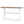 Console Sofa Table With 3 Shelves, Floral Carved Accent - Gray / White