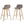 Randolph Bentwood - Upholstered Counter / Bar Height Stool (Set of 2)