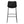 Bar Height Office Chair with Curved Backrest and Leather-Look Upholstery