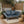 1 Pieces Patio Wicker Side Foldable Bench Patio Backyard Conversation Bench Gray Wicker - Dark Gray