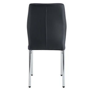 Luxury Simple High Resilience Dining Chair With Metal Legs
