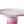 Birdbath For Patio, Garden - White / Pink