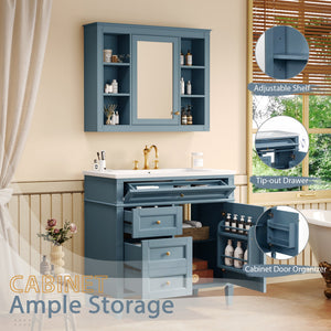 36'' Bathroom Vanity with Medicine Cabinet
