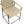 Mid Century Modern Counter Stool Set with Espresso Metal Frame - Khaki