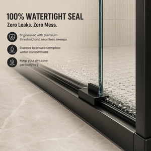 44-48" W x 74" H Framed Double Sliding Shower Door