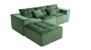 101" L-Shaped Modular Compression Sofa