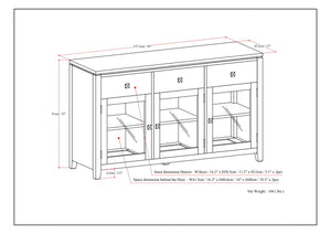 Cosmopolitan - Handcrafted Sideboard Buffet